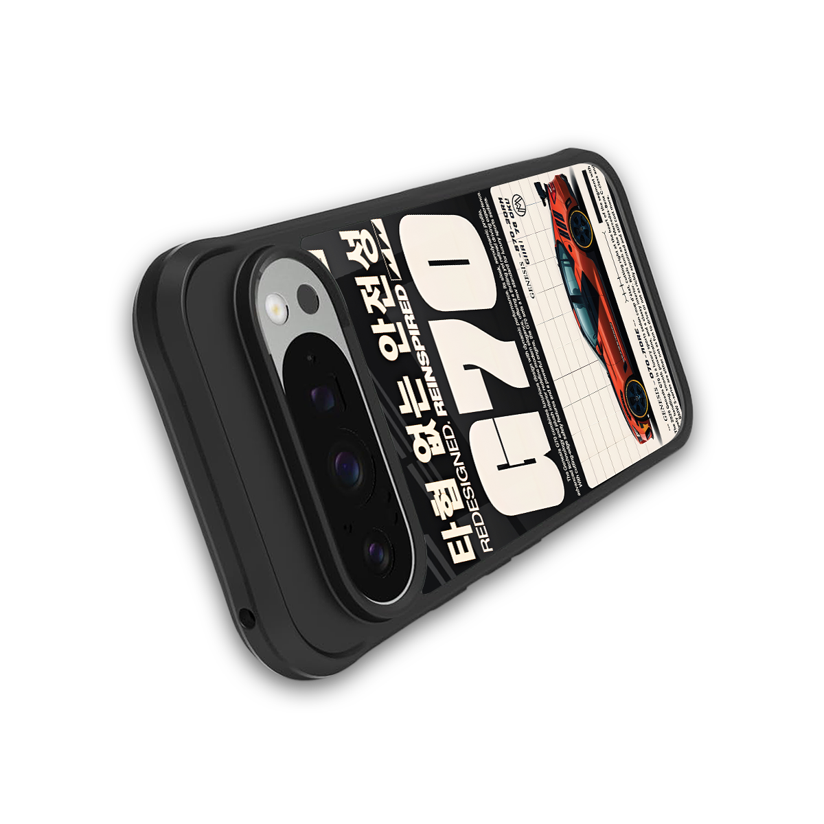 genesis g70 back phone cover | glass case for google pixel 9 pro xl