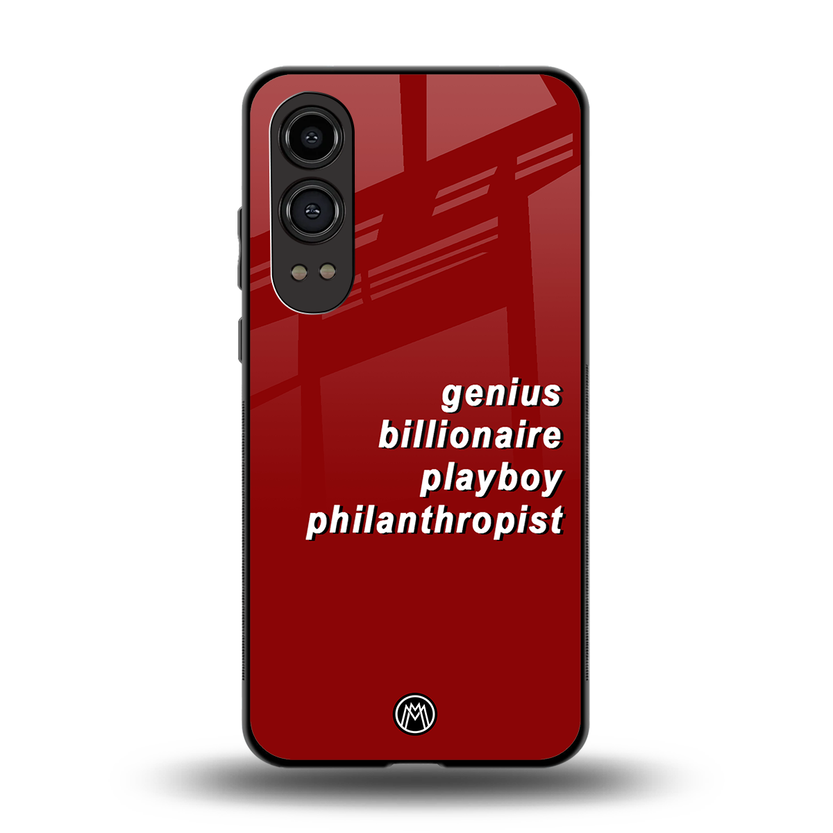 genius billionaire playboy philantrophist back phone cover | glass case for oneplus nord ce 4 lite