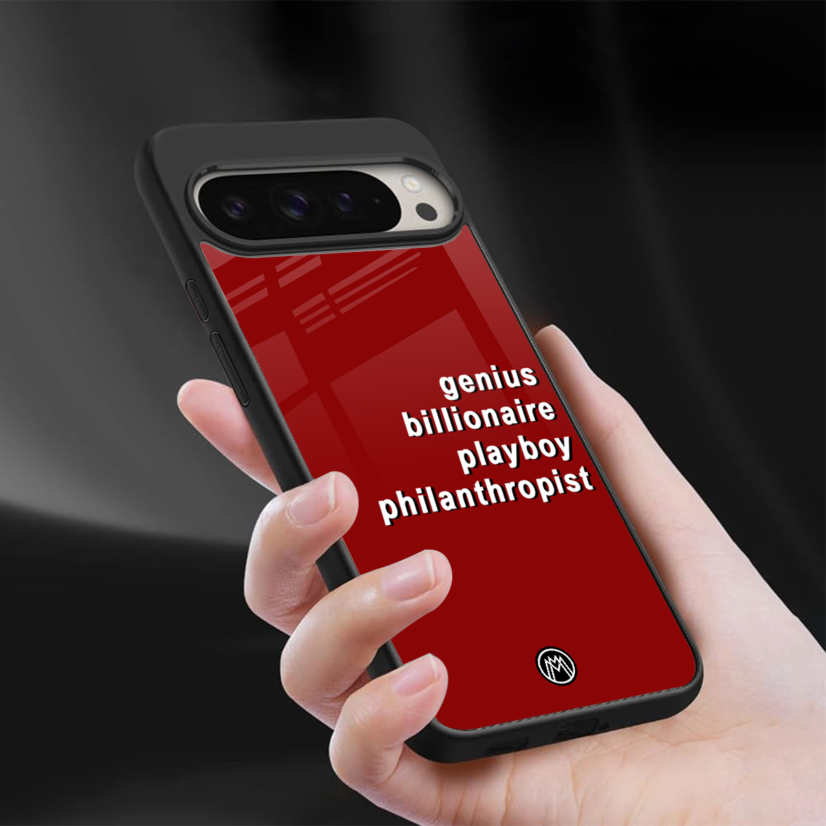 genius billionaire playboy philantrophist back phone cover | glass case for google pixel 9 pro