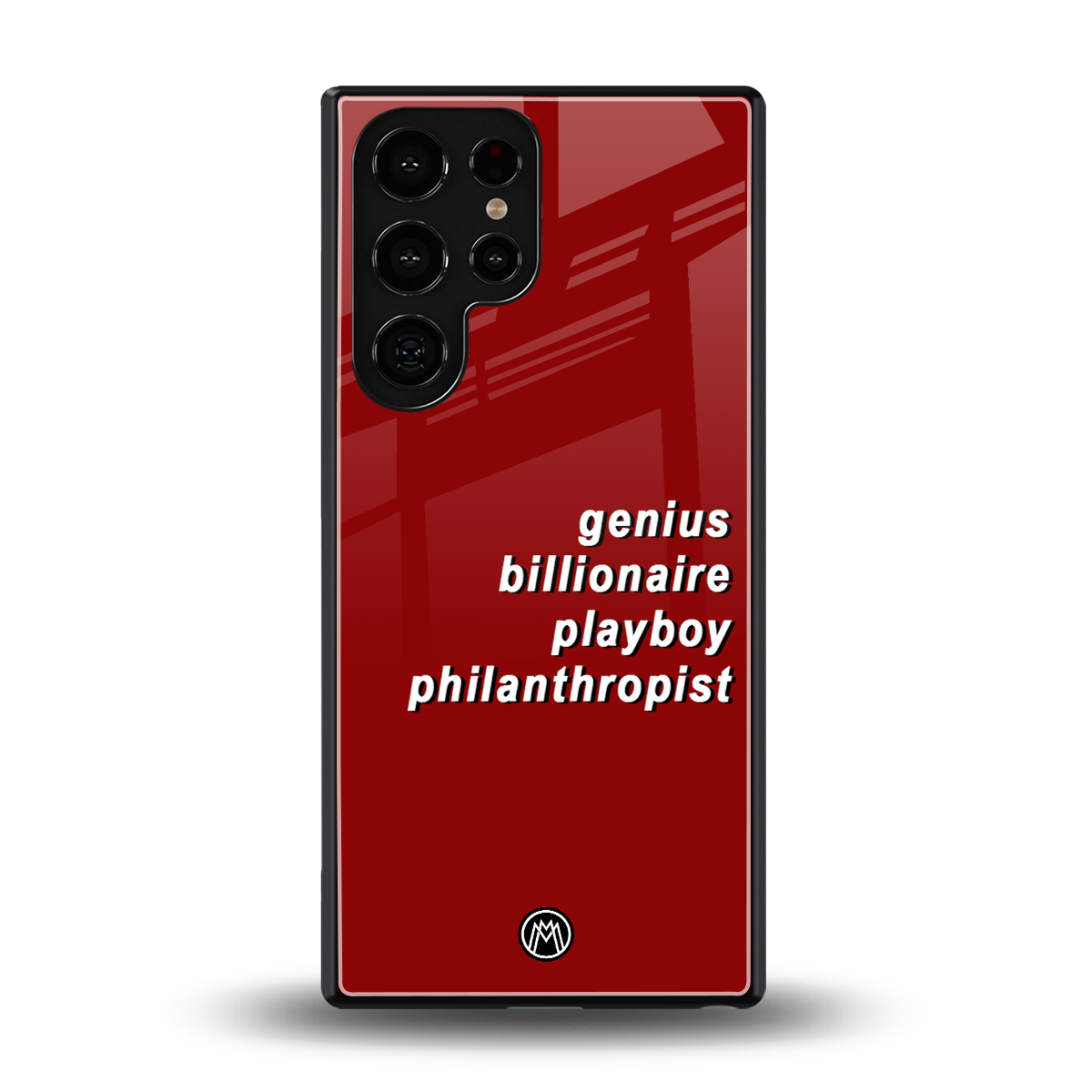 genius billionaire playboy philantrophist back phone cover | glass case for samsung galaxy s25 ultra