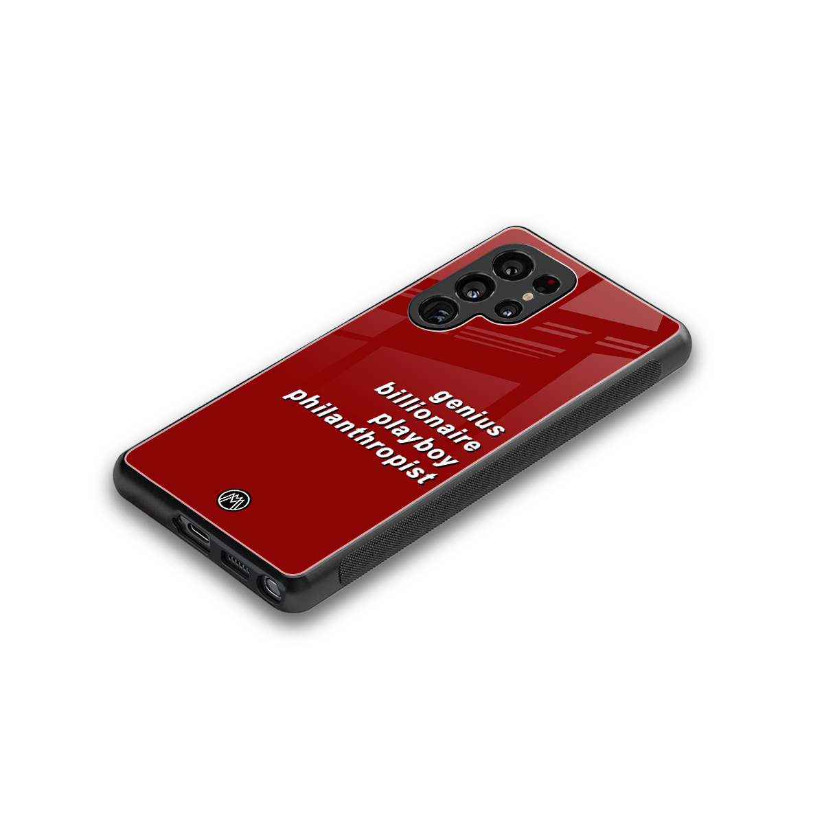 genius billionaire playboy philantrophist back phone cover | glass case for samsung galaxy s25 ultra