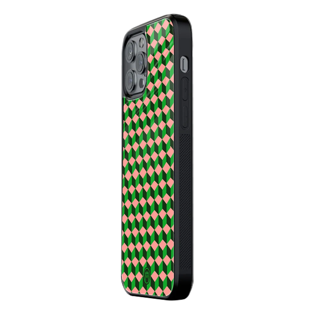 Slim Glass Back Phone Case for Multiple Brands โ iPhone, Samsung, Redmi, OnePlus, Oppo, Vivo