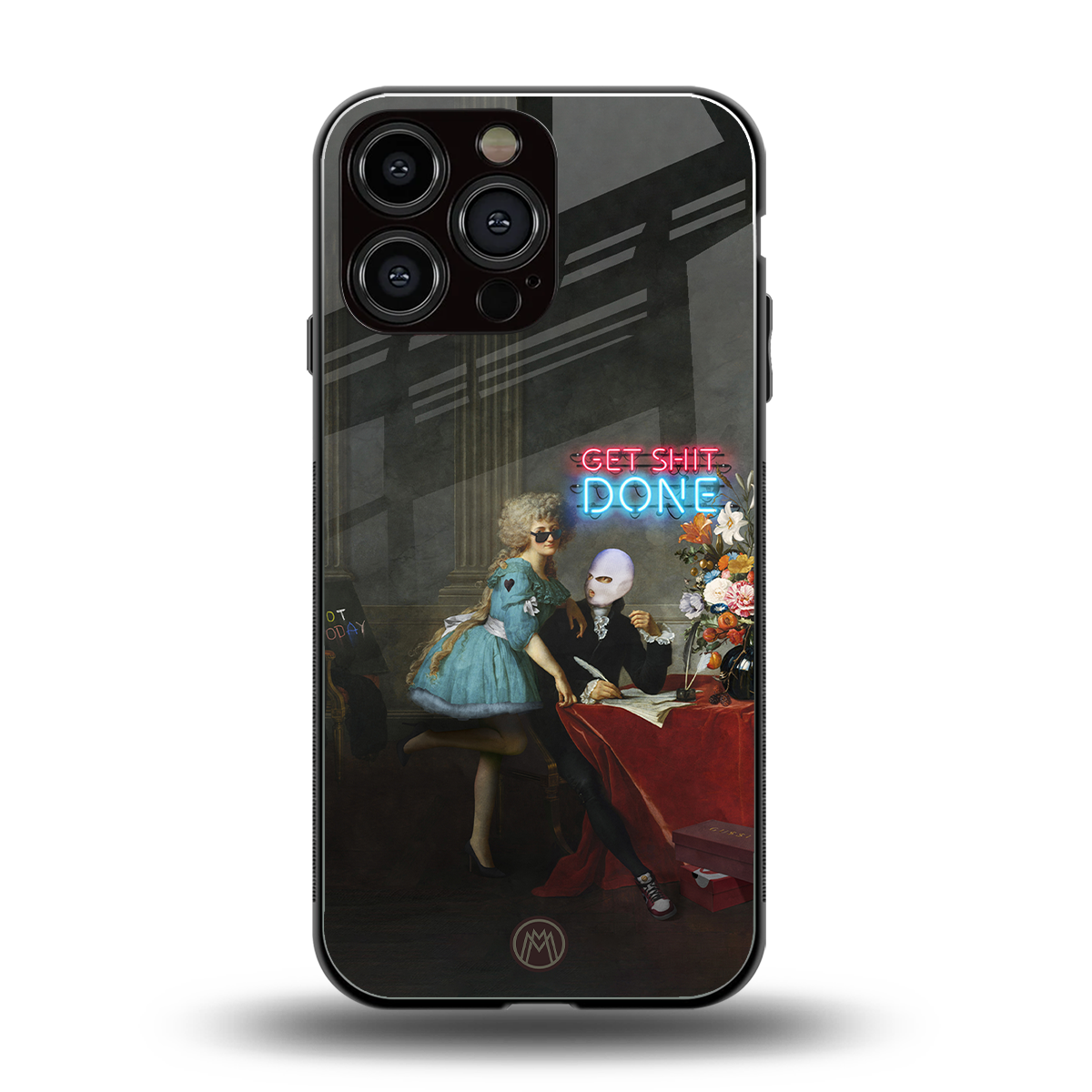 get shit done back phone cover | glass case for iphone 14 pro max