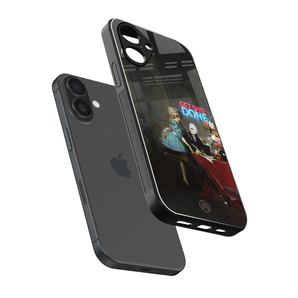 get shit done back phone cover | glass case for iphone 16