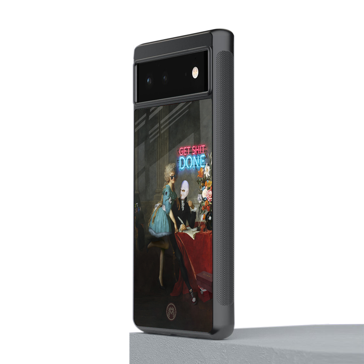 get shit done back phone cover | glass case for Google Pixel 6A