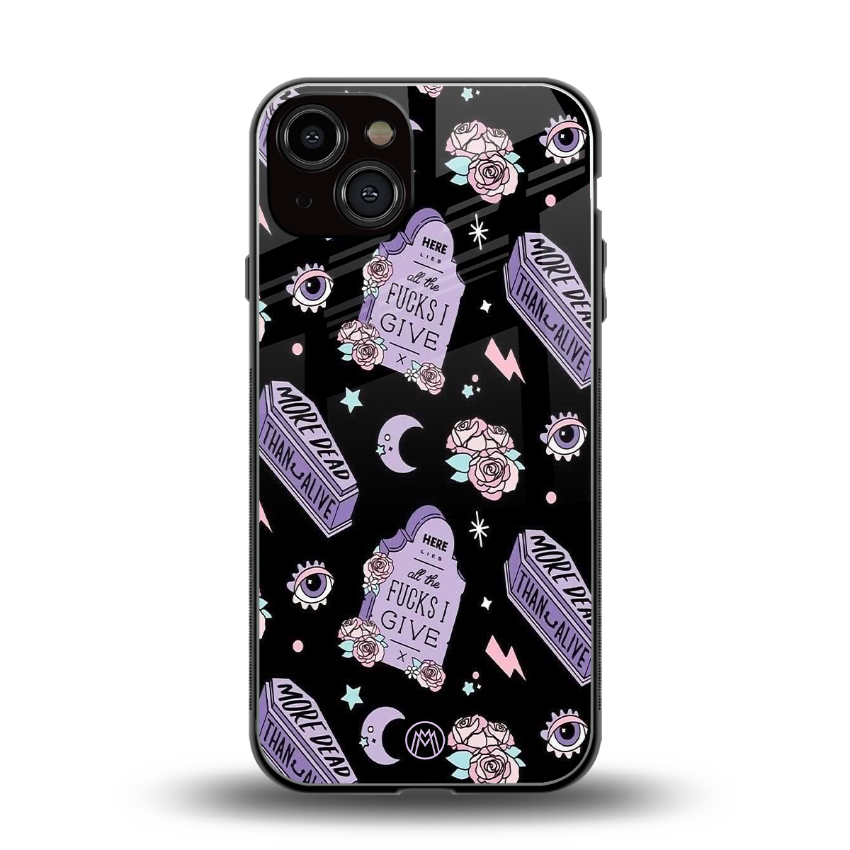 ghostly presence back phone cover | glass case for iphone 13