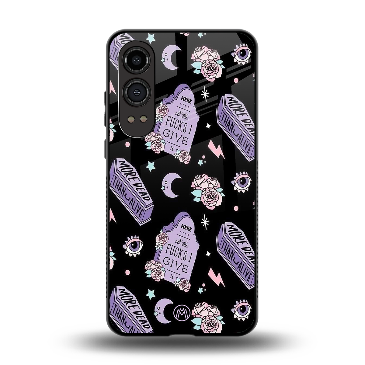ghostly presence back phone cover | glass case for oneplus nord ce 4 lite