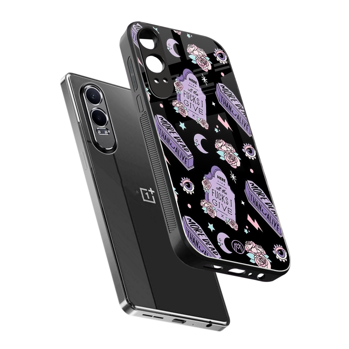 ghostly presence back phone cover | glass case for oneplus nord ce 4 lite
