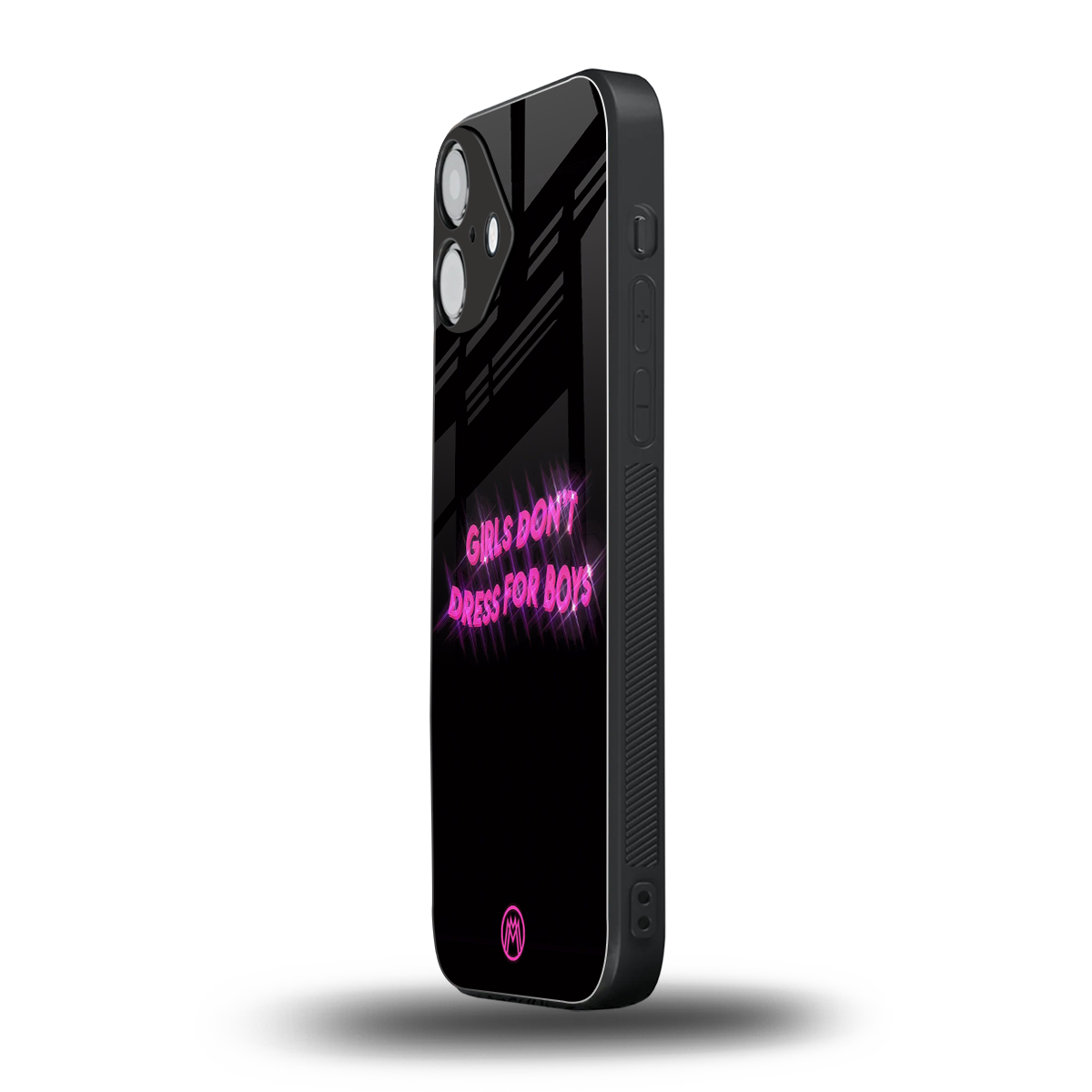 girls don't dress for boys back phone cover | glass case for iphone 16 plus