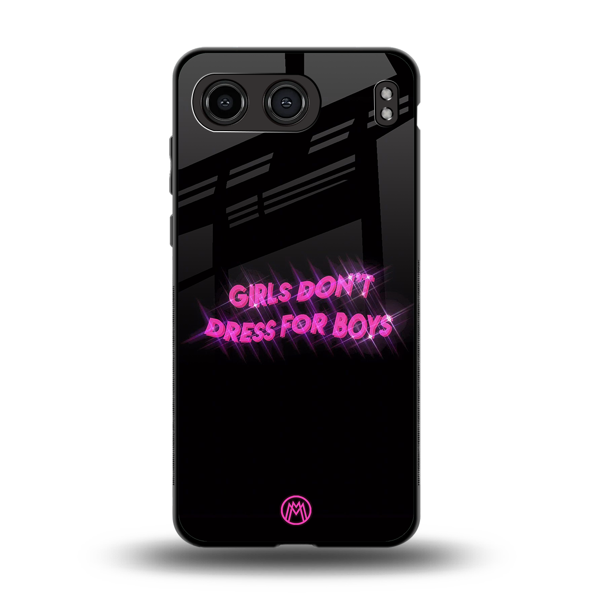 girls don't dress for boys back phone cover | glass case for oneplus nord 4
