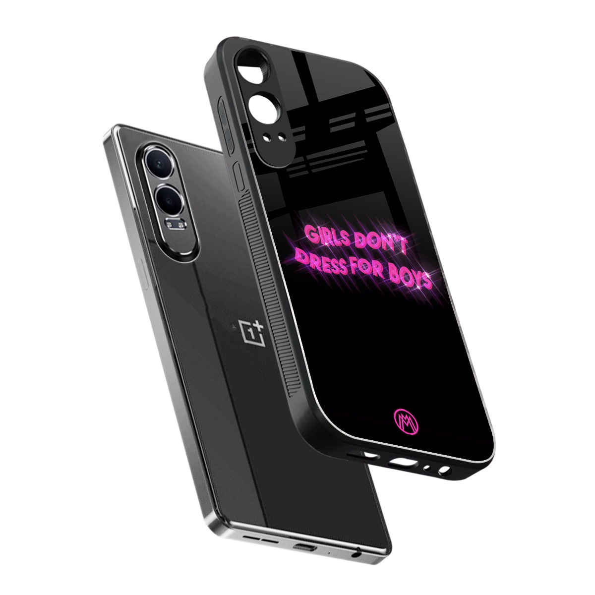 girls don't dress for boys back phone cover | glass case for oneplus nord ce 4 lite