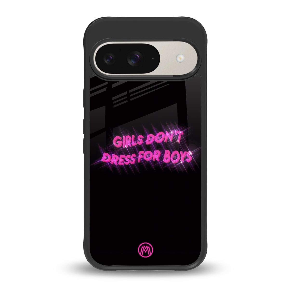 girls don't dress for boys back phone cover | glass case for google pixel 9