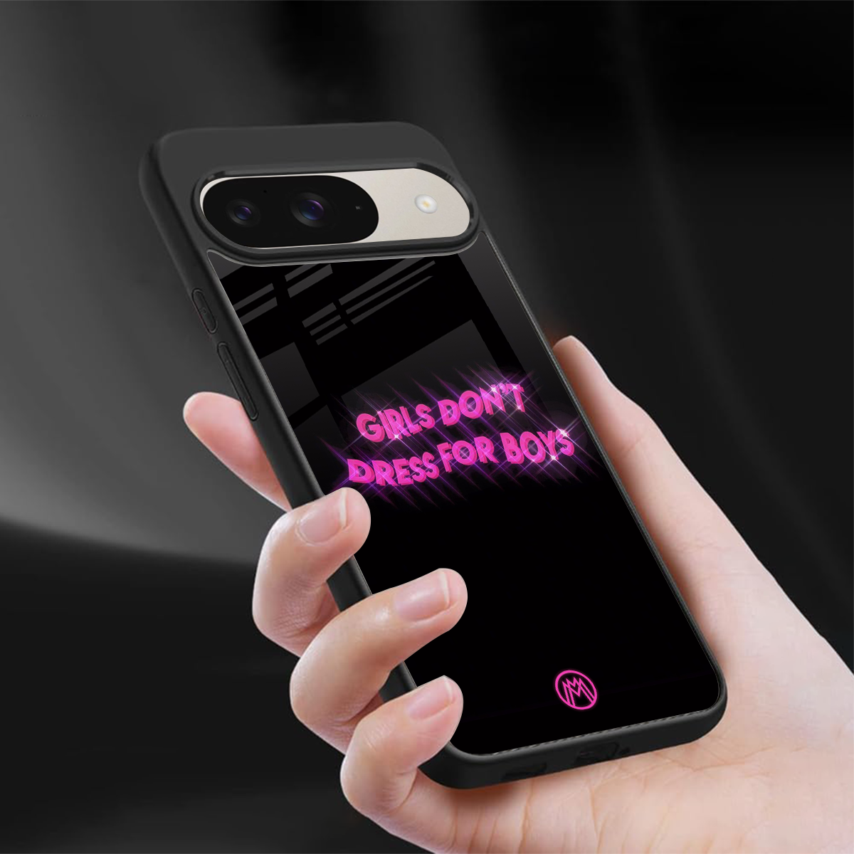 girls don't dress for boys back phone cover | glass case for google pixel 9