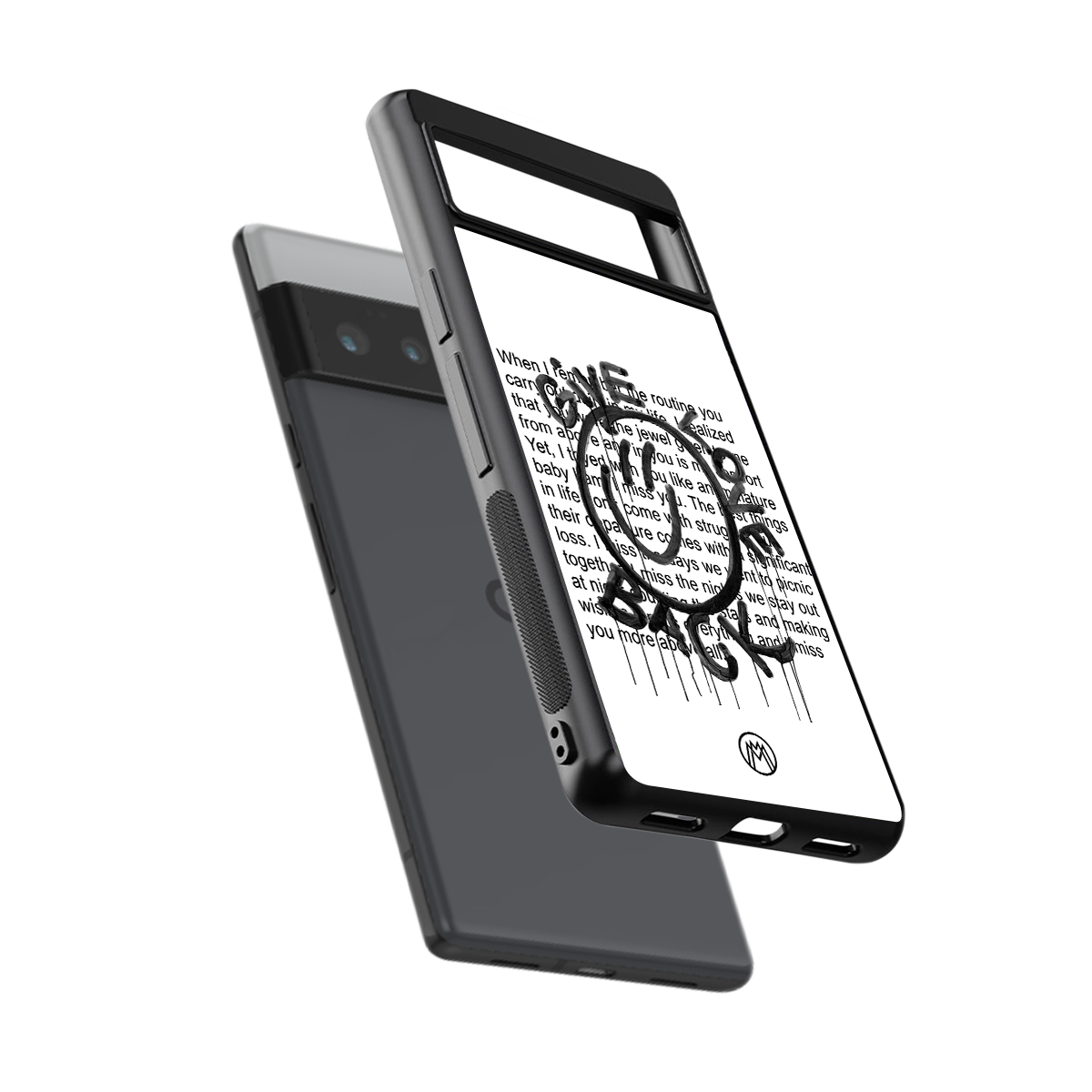 give love back back phone cover | glass case for google pixel 6 pro