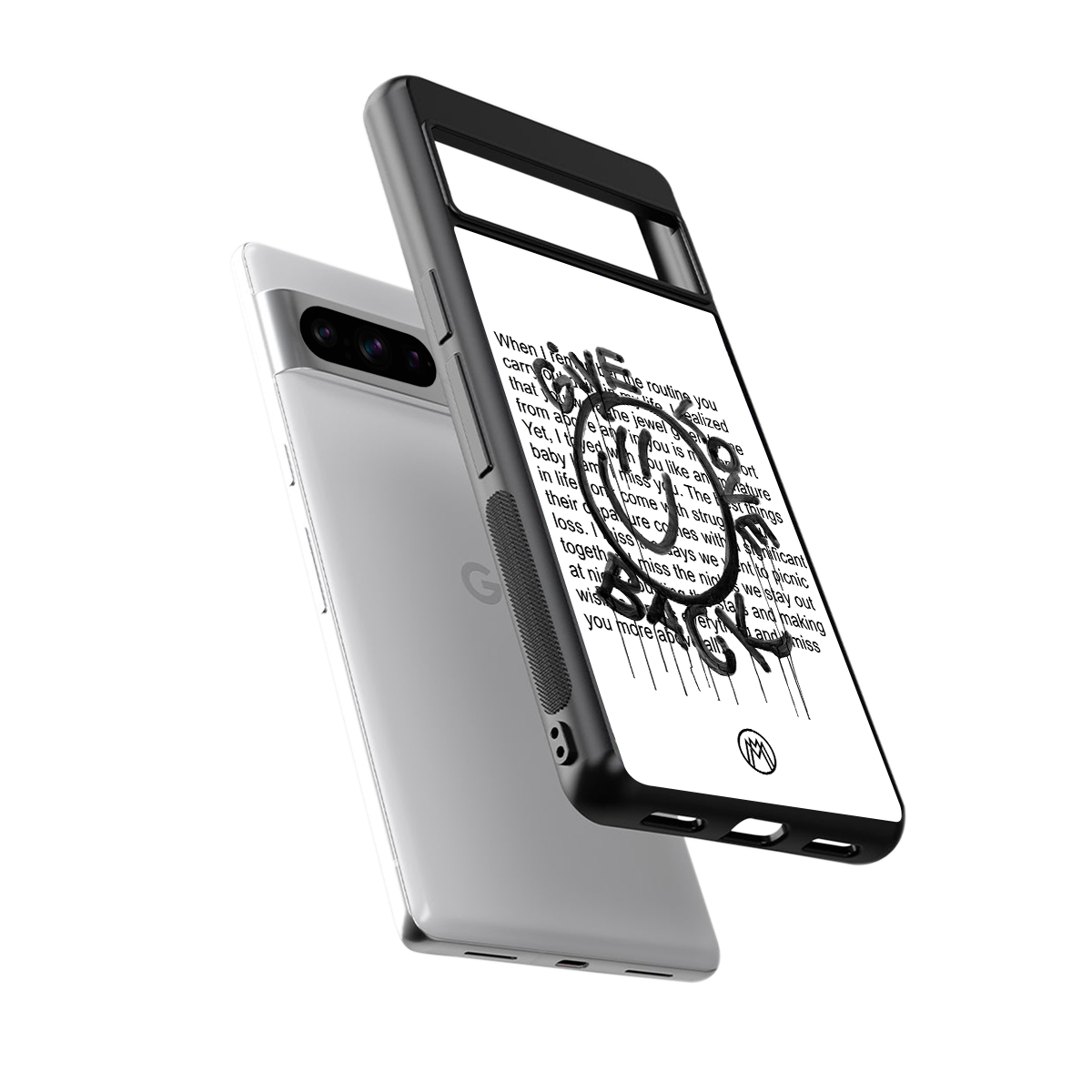 give love back back phone cover | glass case for google pixel 8 pro
