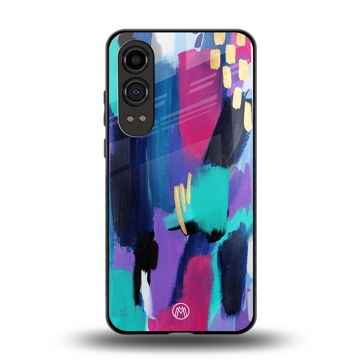 glitz back phone cover | glass case for oneplus nord ce 4 lite