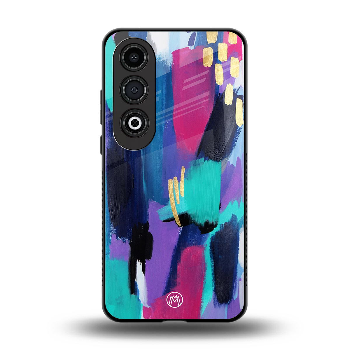 glitz back phone cover | glass case for oneplus nord ce 4