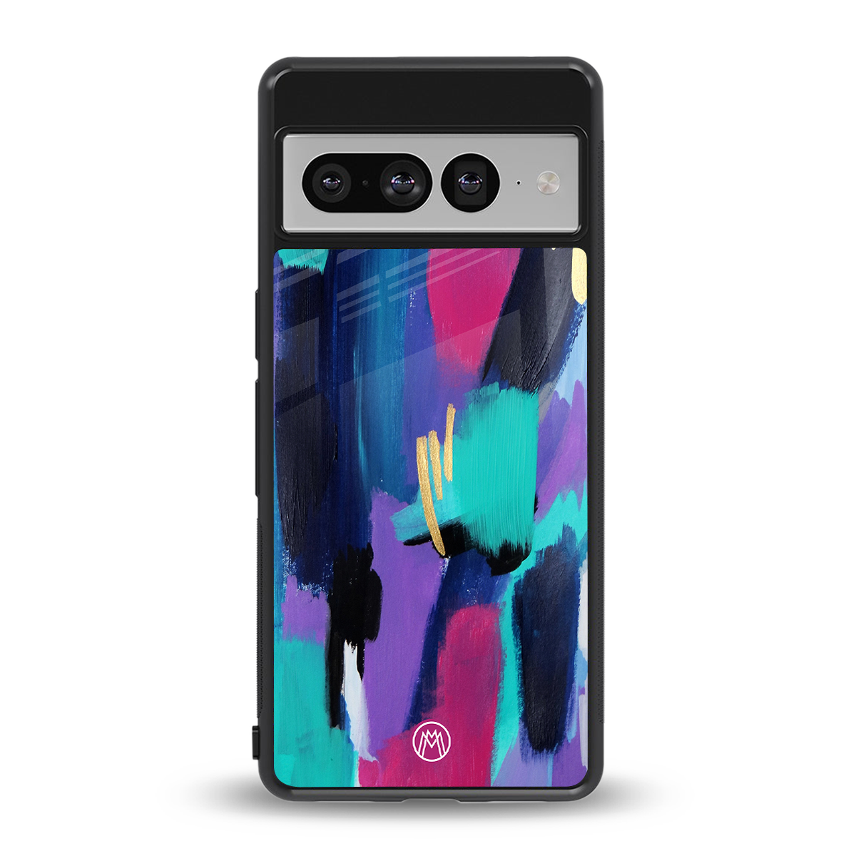 glitz back phone cover | glass case for google pixel 7 pro