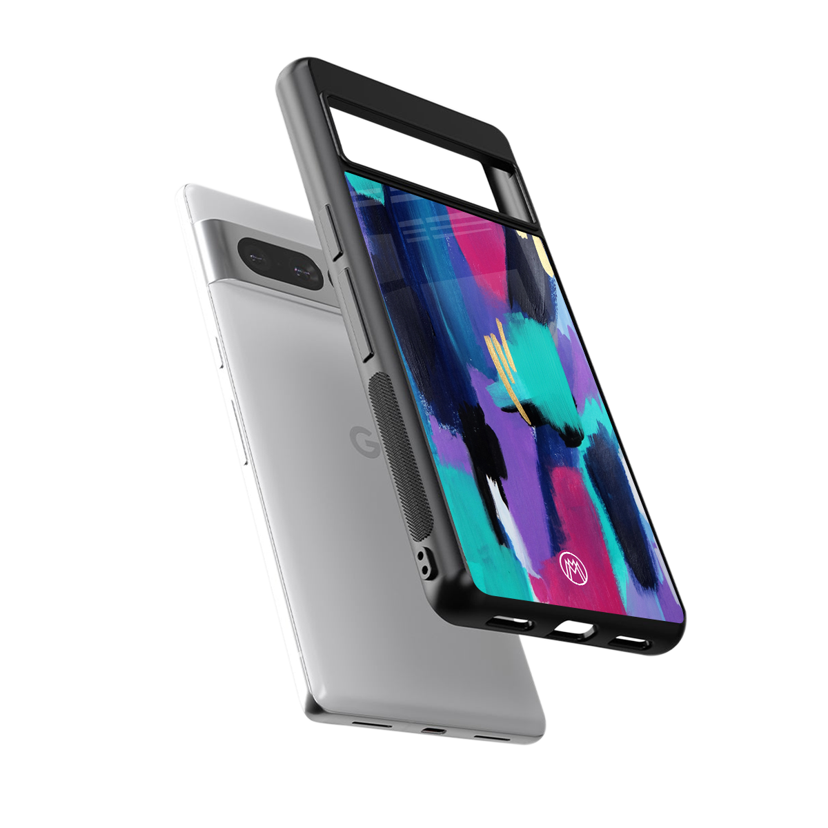 glitz back phone cover | glass case for google pixel 7 pro