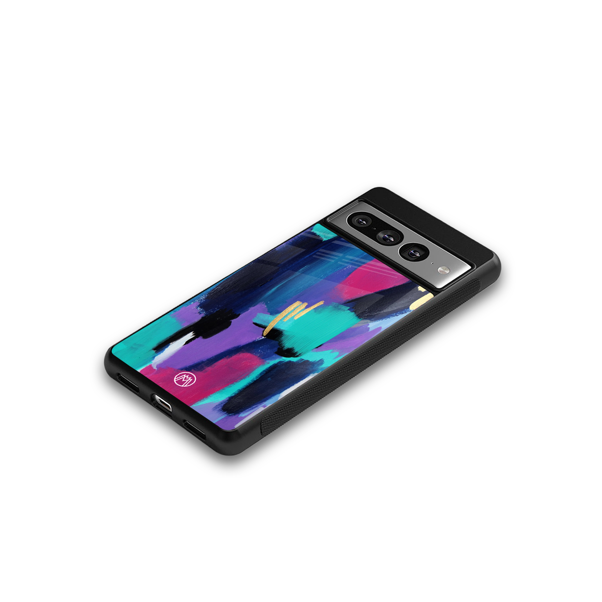 glitz back phone cover | glass case for google pixel 7 pro