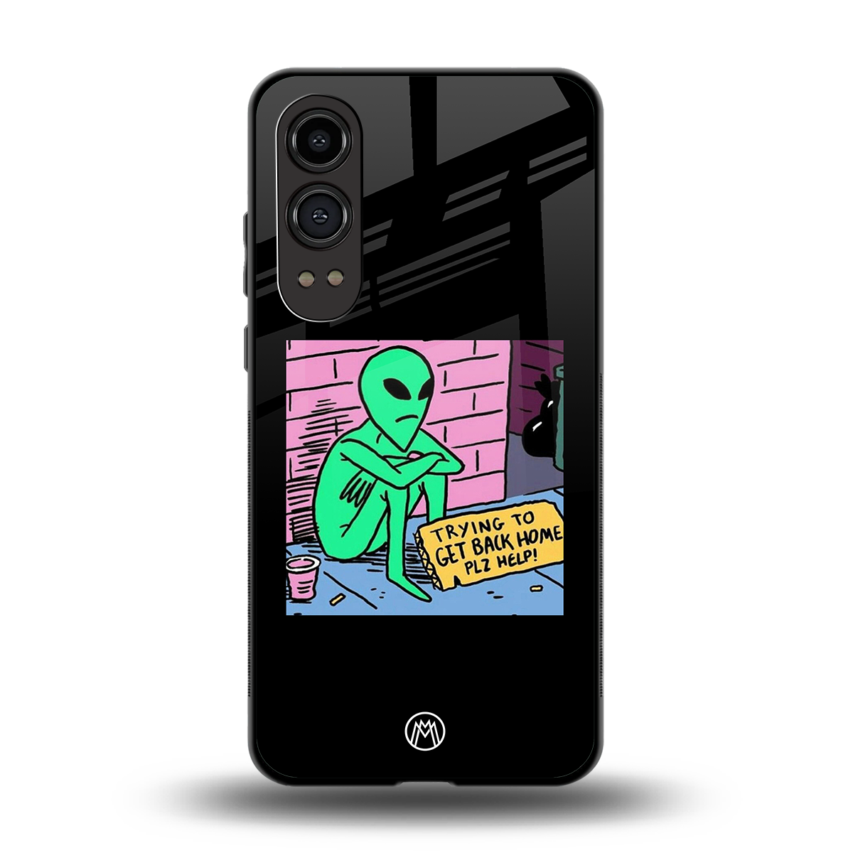 go home alien back phone cover | glass case for oneplus nord ce 4 lite