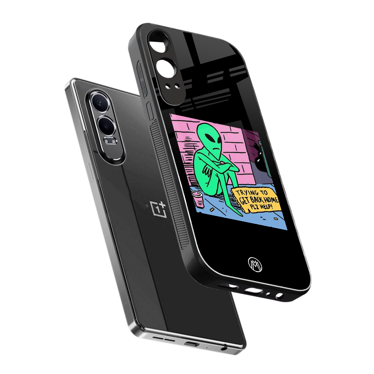 go home alien back phone cover | glass case for oneplus nord ce 4 lite