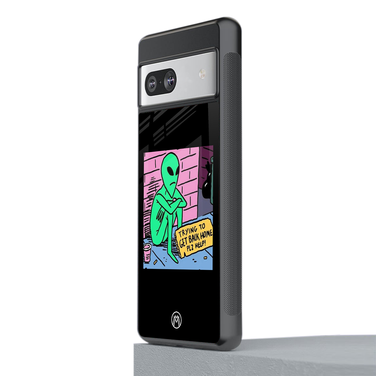 go home alien back phone cover | glass case for Google Pixel 7A