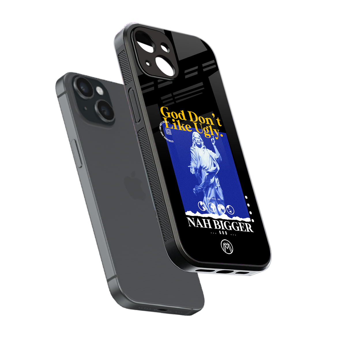 god don't like ugly exclusive back phone cover | glass case for iphone 13 mini