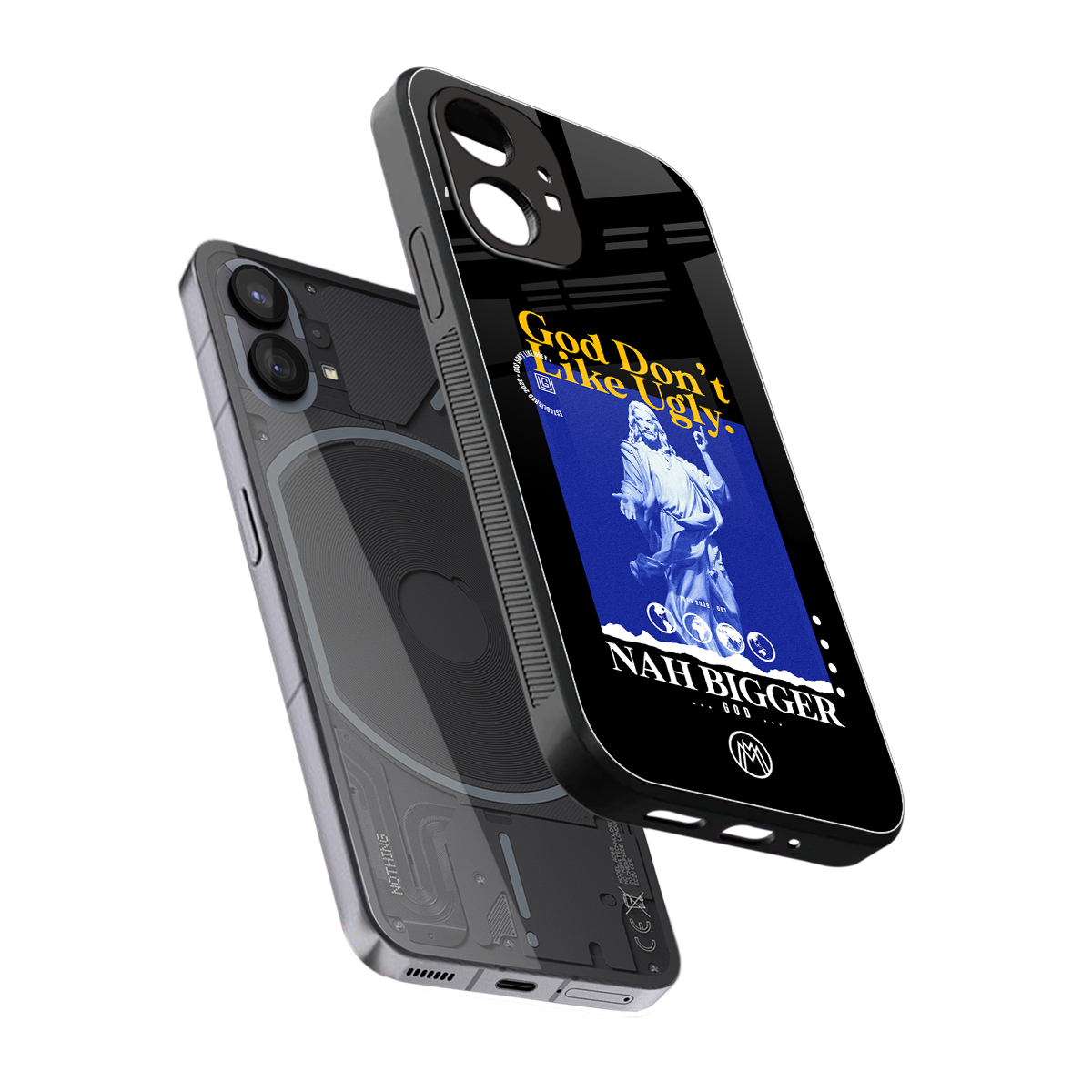 god don't like ugly exclusive back phone cover | glass case for nothing phone 1