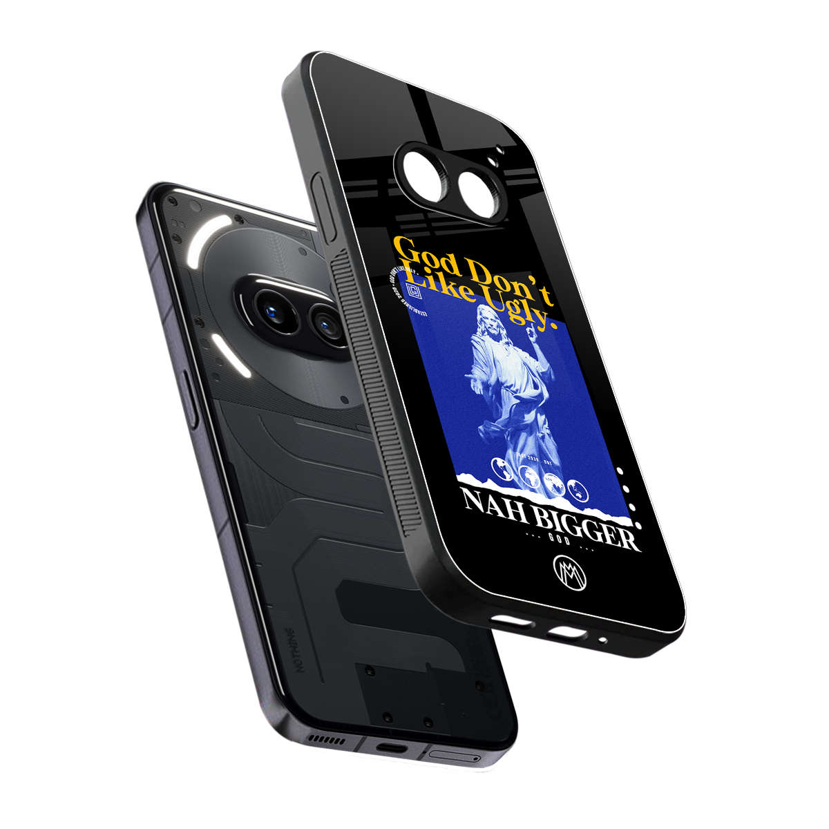 god don't like ugly exclusive back phone cover | glass case for nothing phone 2a
