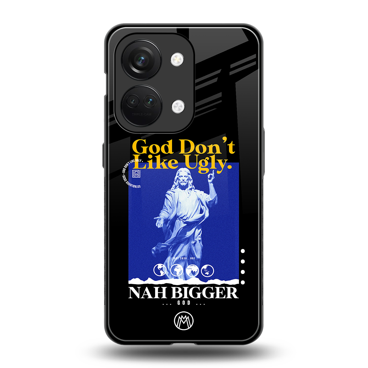 god don't like ugly exclusive back phone cover | glass case for oneplus nord 3
