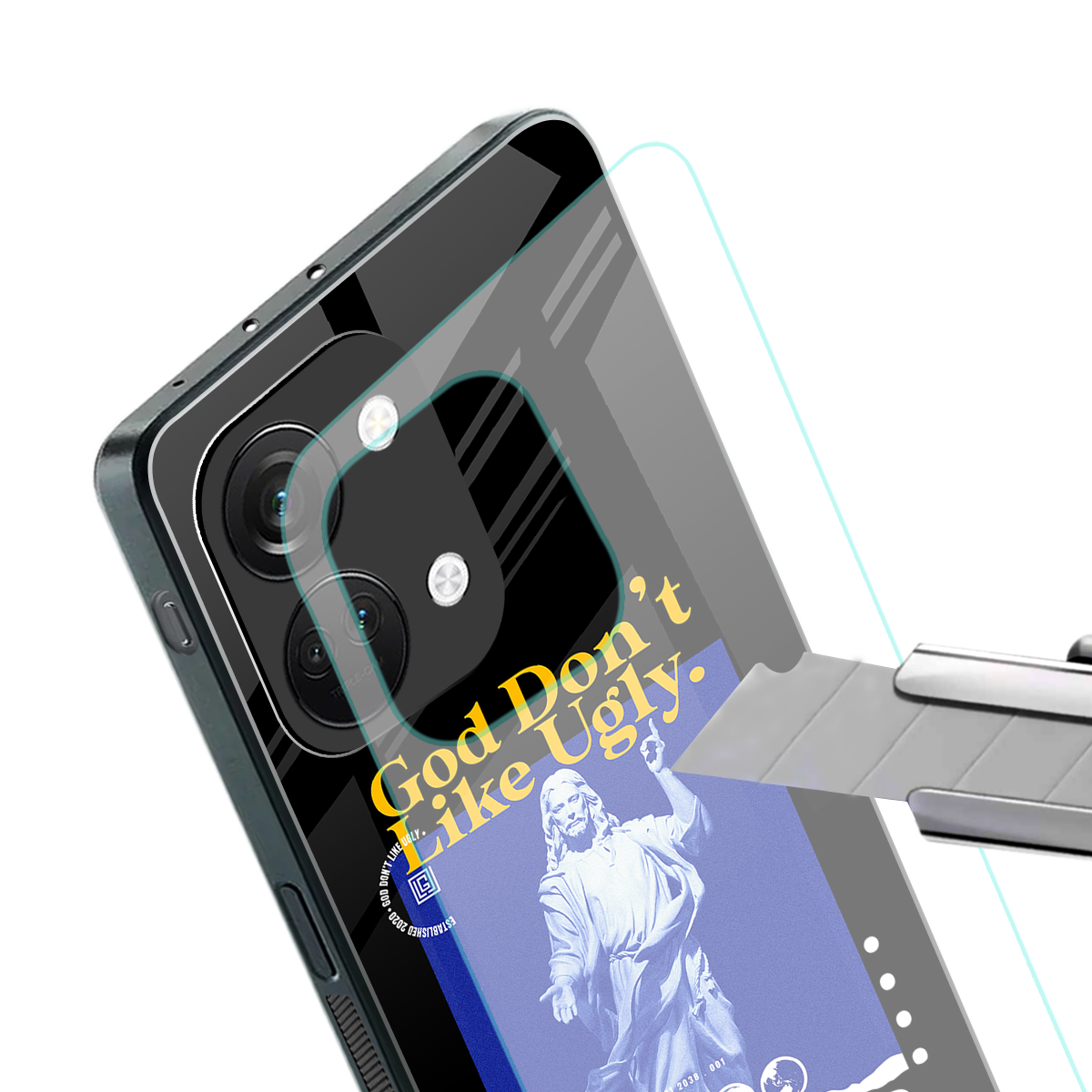god don't like ugly exclusive back phone cover | glass case for oneplus nord 3