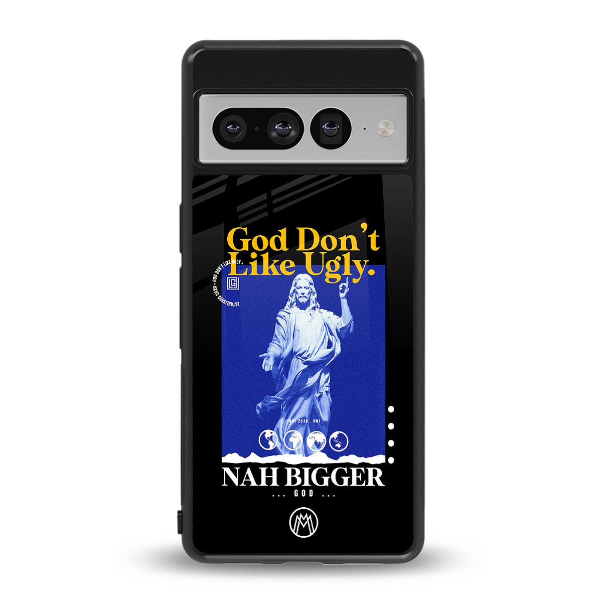 god don't like ugly exclusive back phone cover | glass case for google pixel 7 pro