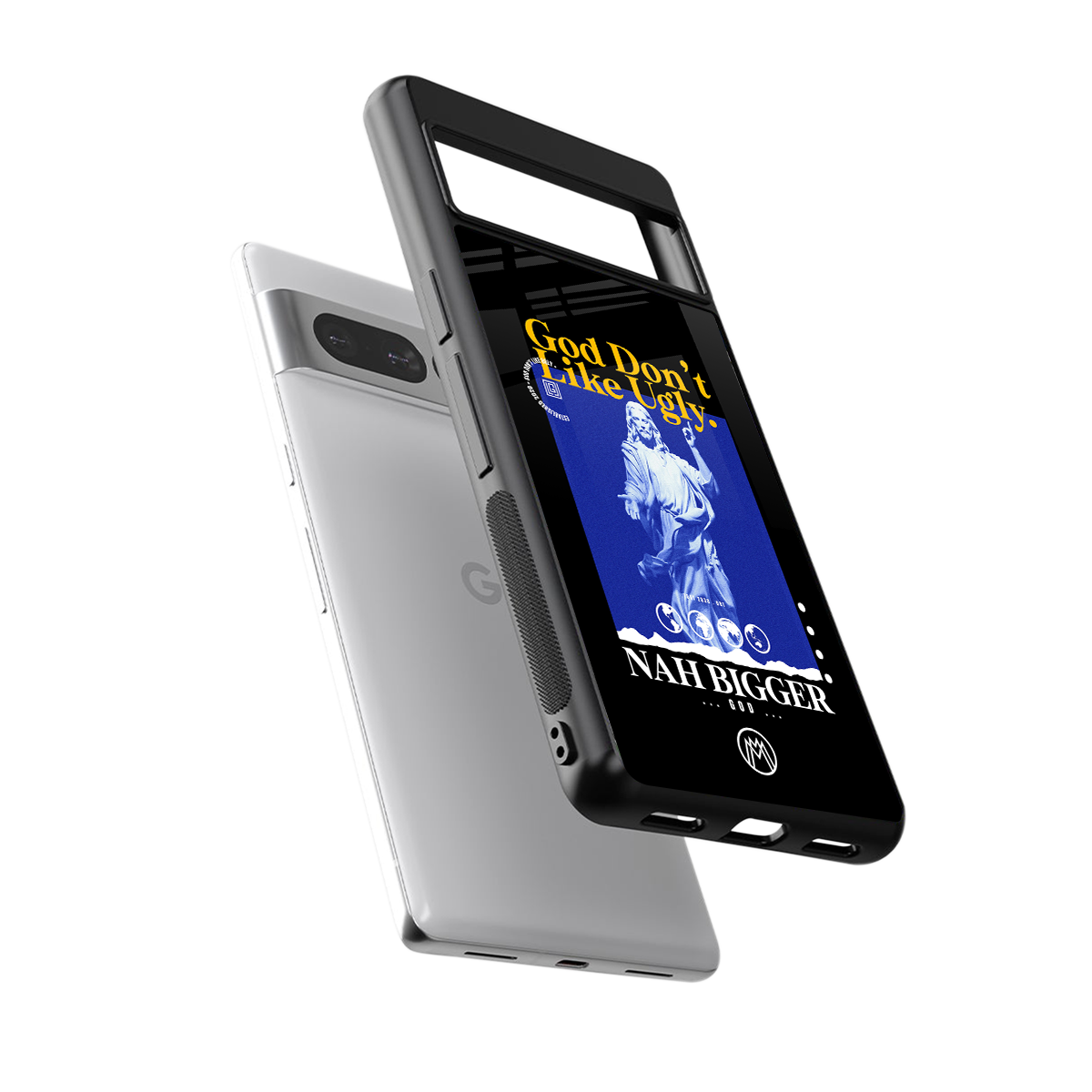god don't like ugly exclusive back phone cover | glass case for google pixel 7 pro