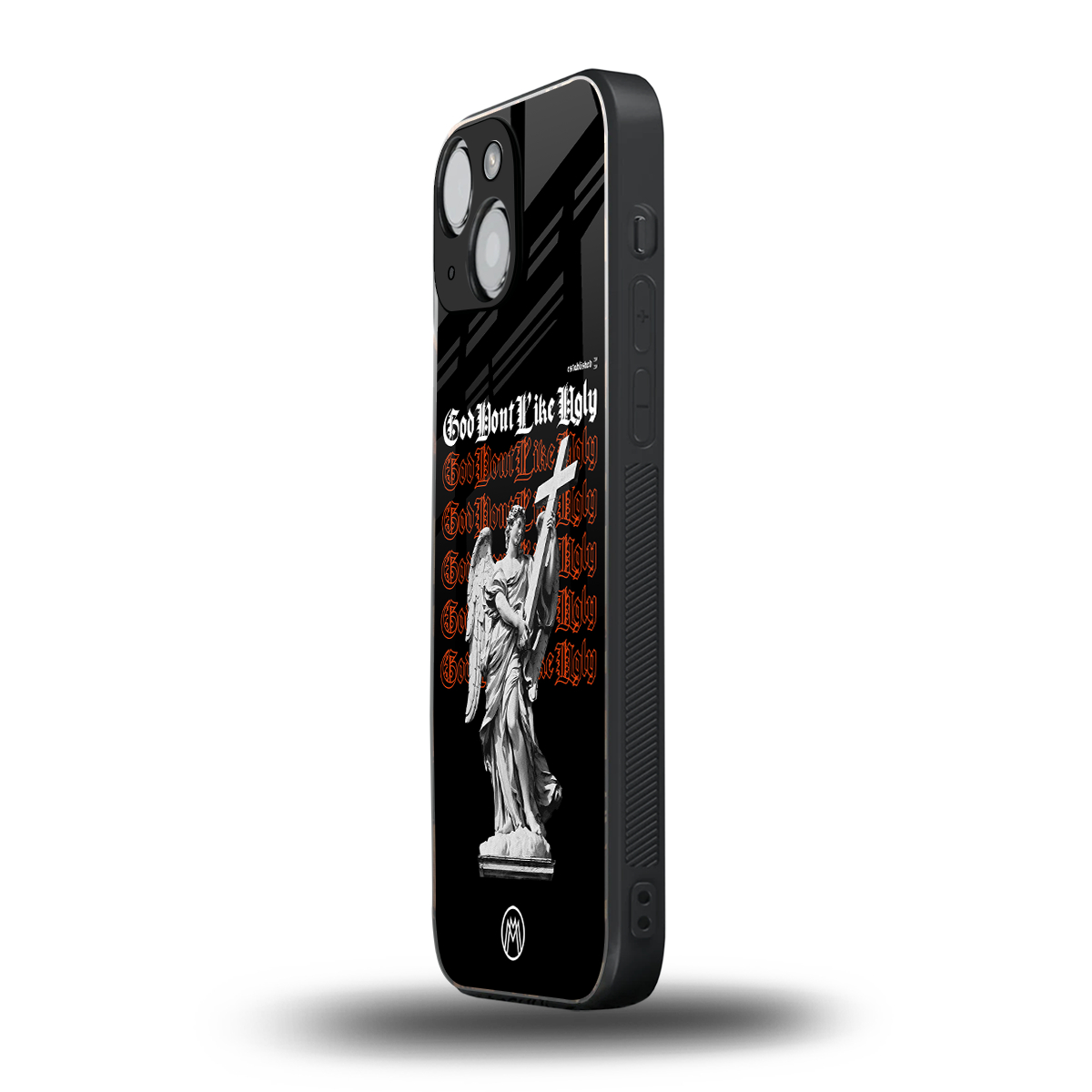 god don't like ugly back phone cover | glass case for iphone 13 mini
