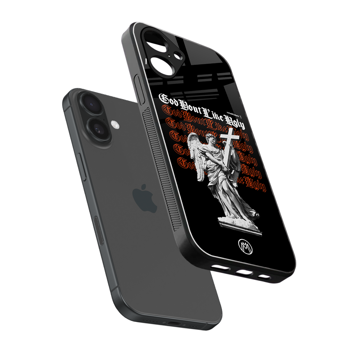 god don't like ugly back phone cover | glass case for iphone 16