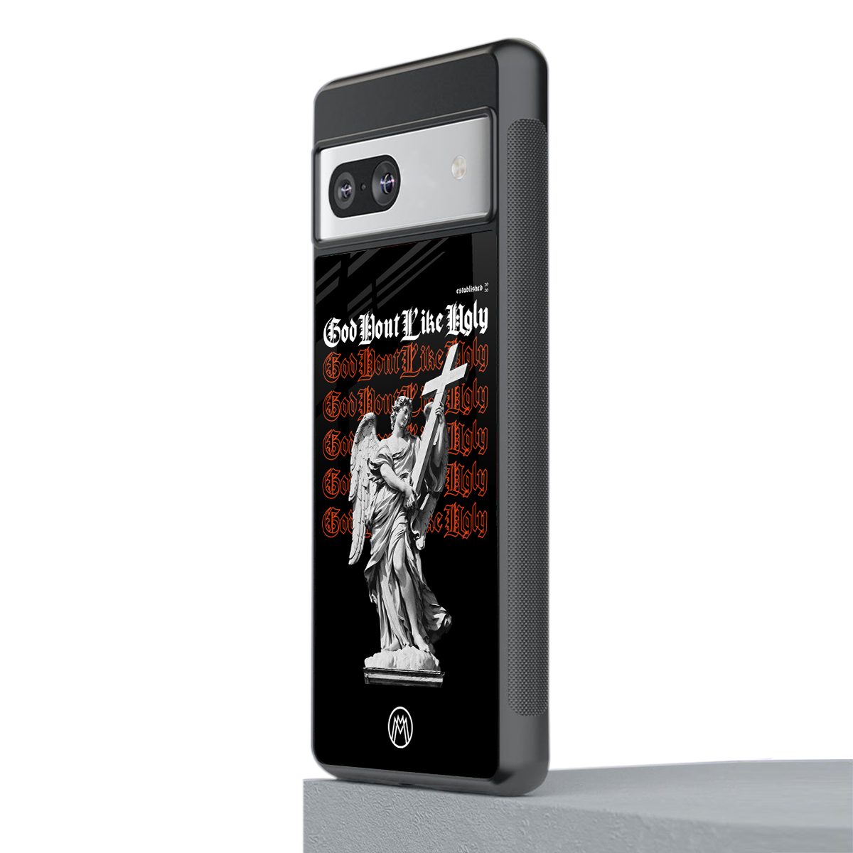 god don't like ugly back phone cover | glass case for Google Pixel 7A