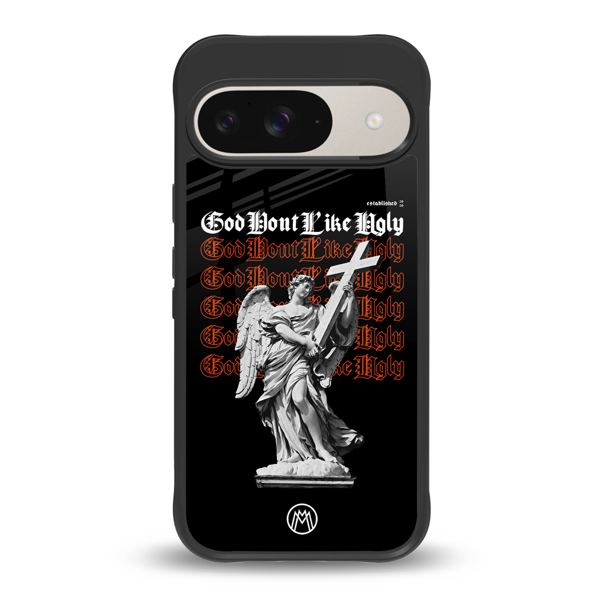 god don't like ugly back phone cover | glass case for google pixel 9