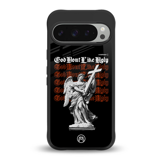 god don't like ugly back phone cover | glass case for google pixel 9 pro
