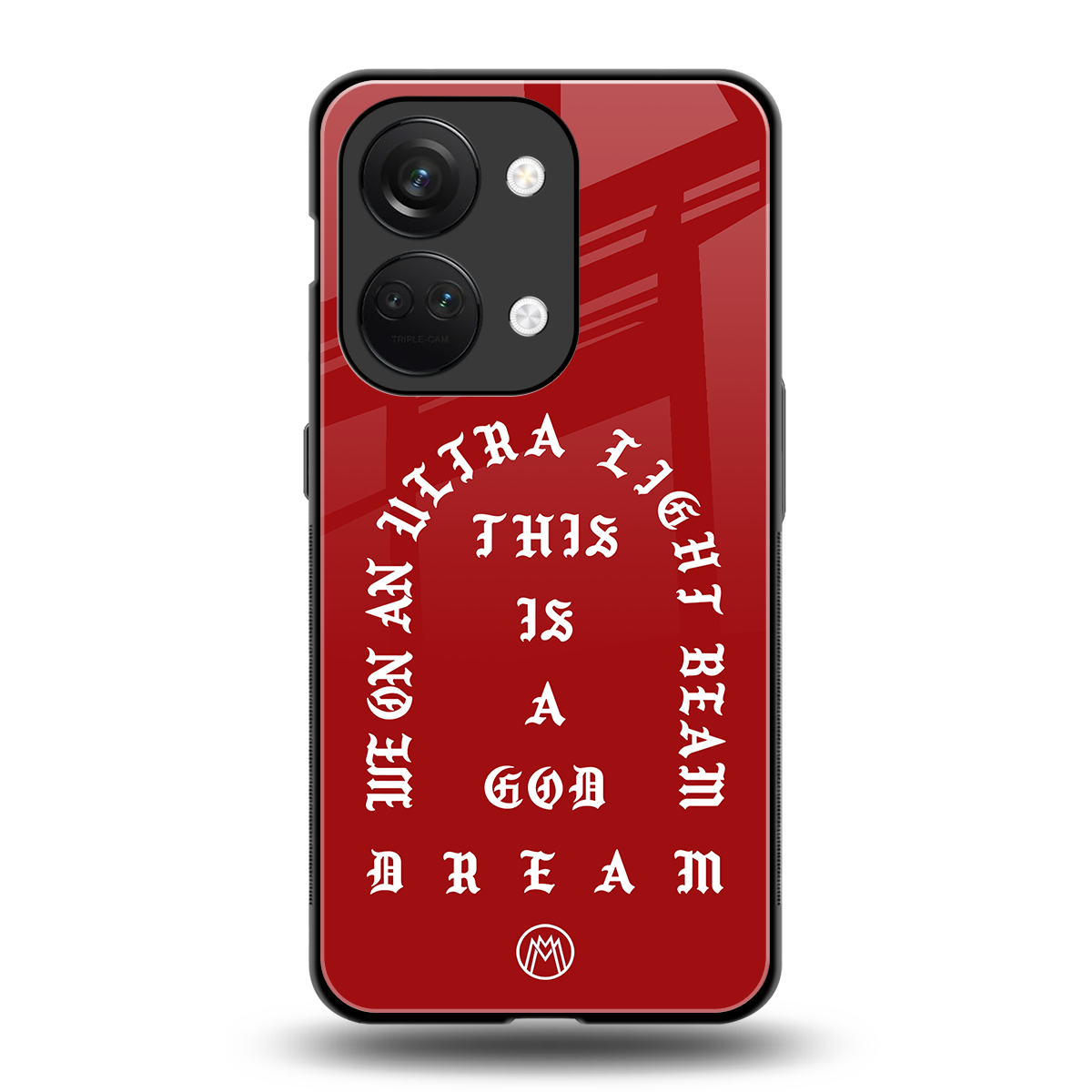 god dream back phone cover | glass case for oneplus nord 3