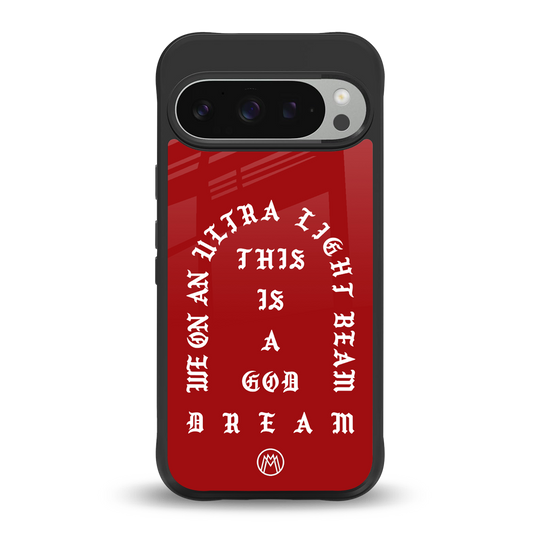god dream back phone cover | glass case for google pixel 9 pro