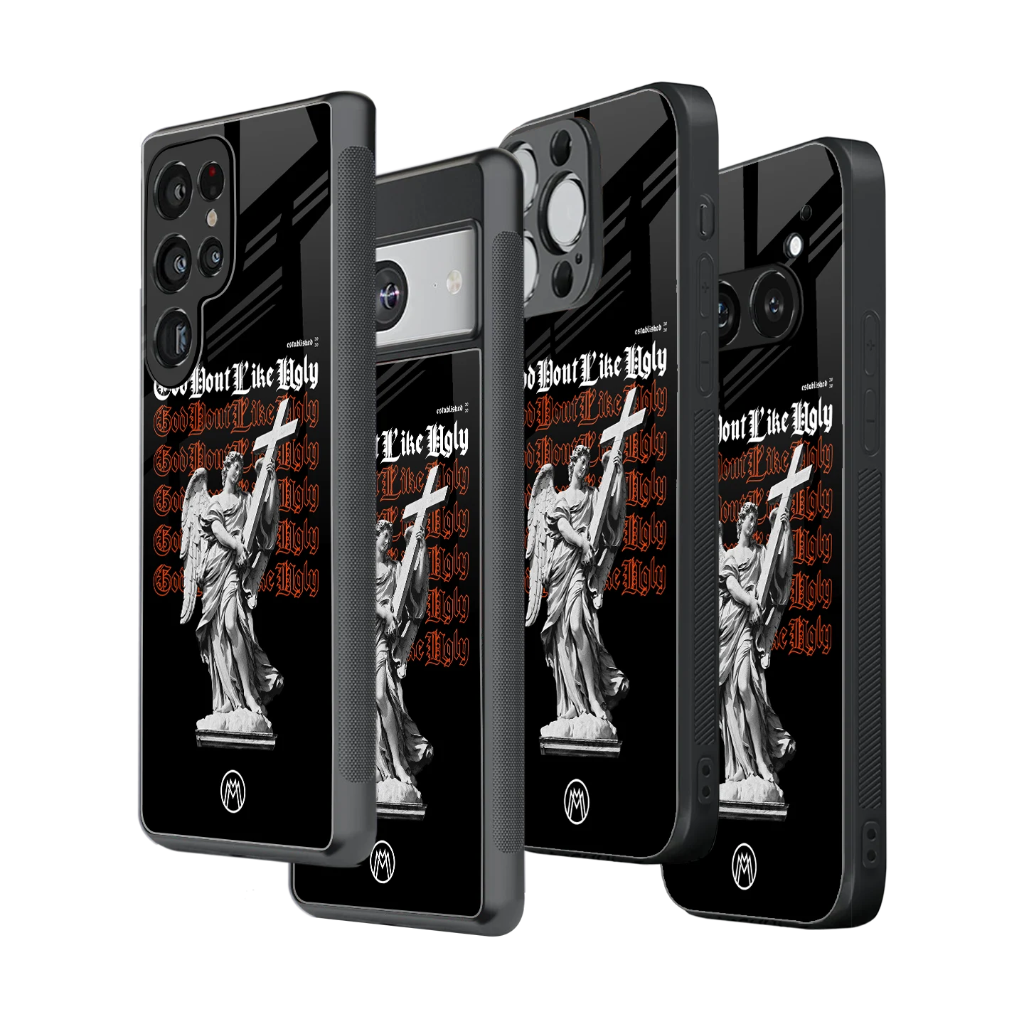 Stylish Glass Back Case for All Smartphones โ iPhone, Samsung, OnePlus, Pixel, Redmi, Oppo, Vivo, Motorola