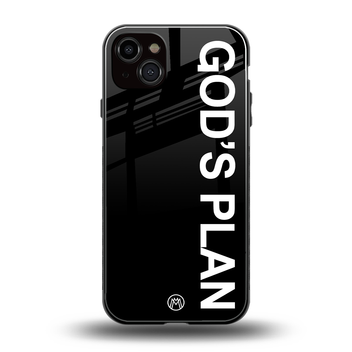 god's plan back phone cover | glass case for iphone 15 plus