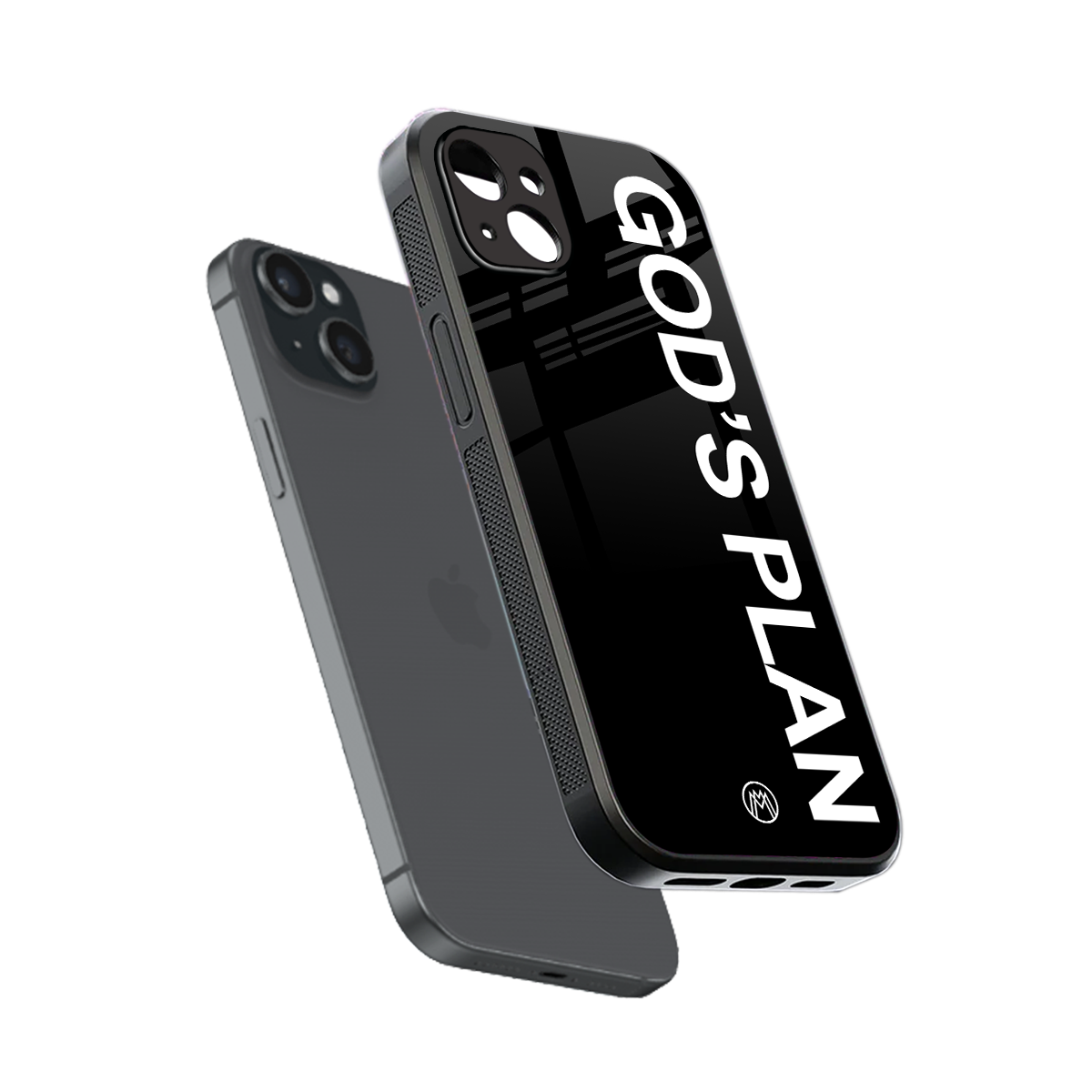 god's plan back phone cover | glass case for iphone 15 plus