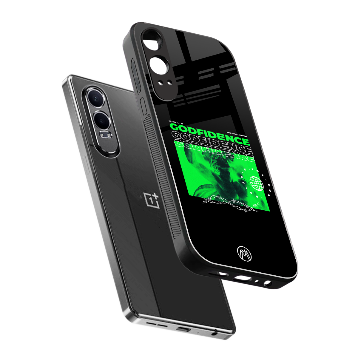 godfidence back phone cover | glass case for oneplus nord ce 4 lite