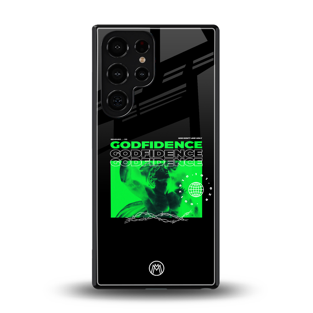 godfidence back phone cover | glass case for samsung galaxy s25 ultra