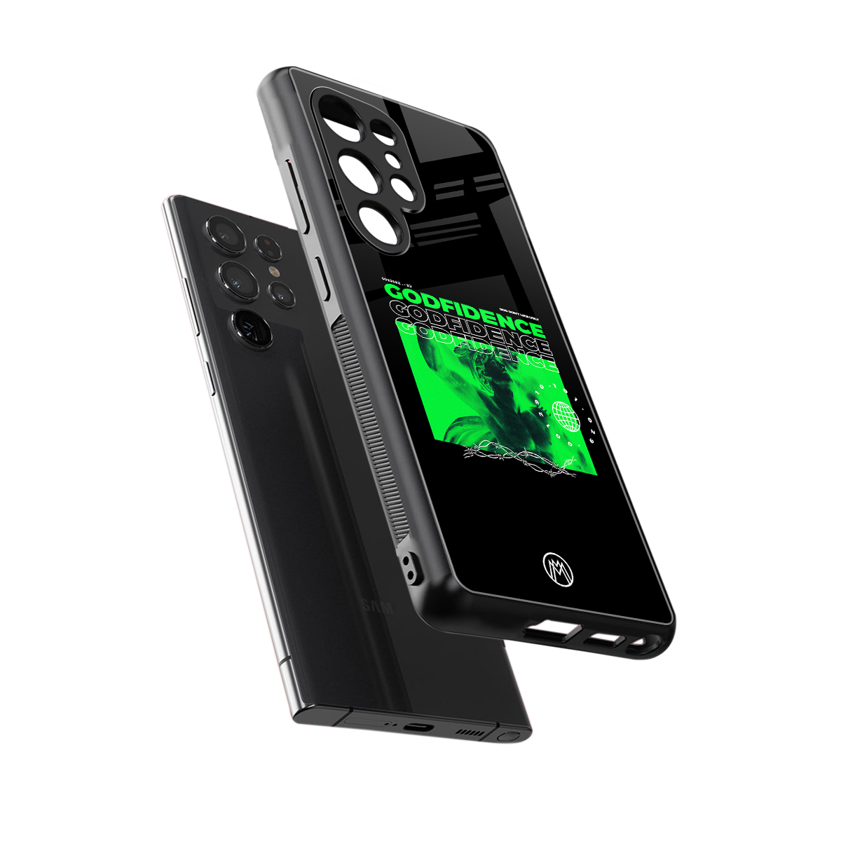 godfidence back phone cover | glass case for samsung galaxy s25 ultra
