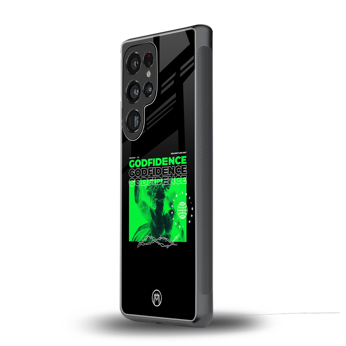 godfidence back phone cover | glass case for samsung galaxy s25 ultra