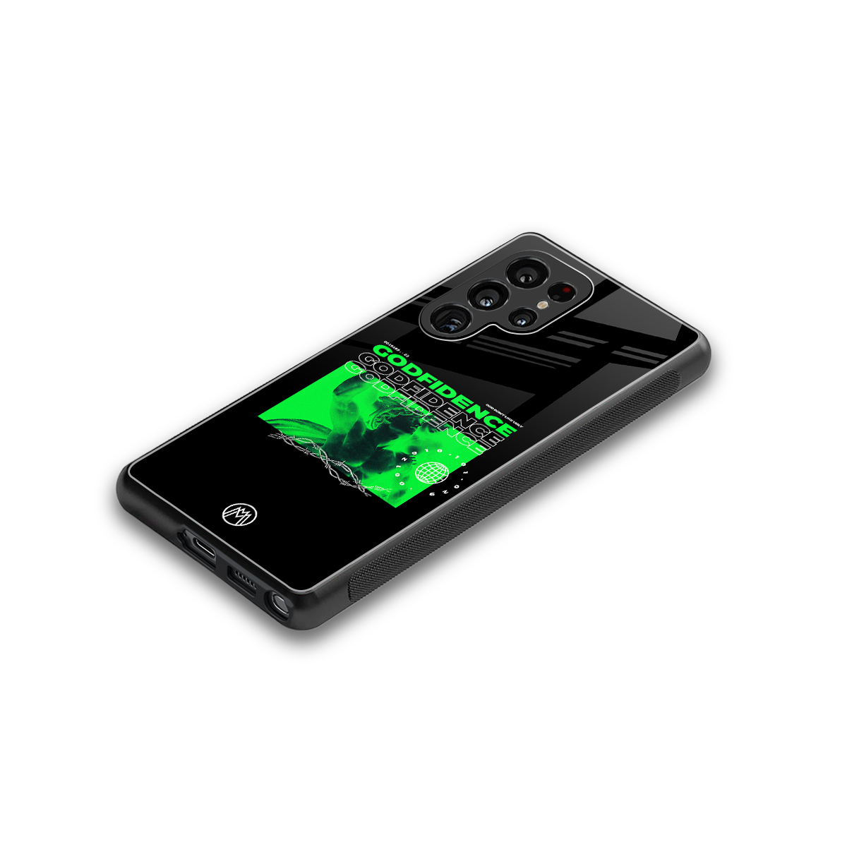godfidence back phone cover | glass case for samsung galaxy s25 ultra