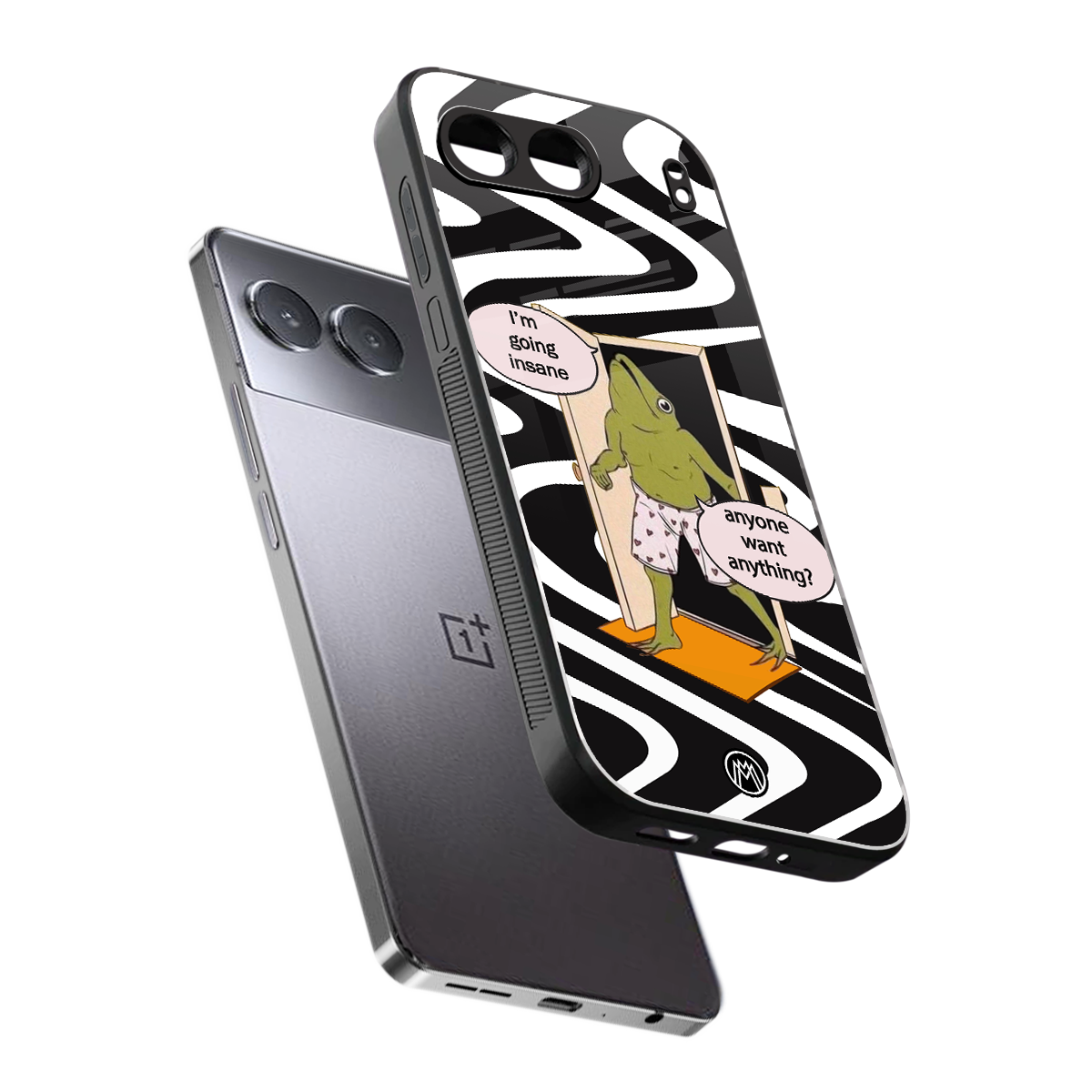 going insane back phone cover | glass case for oneplus nord 4